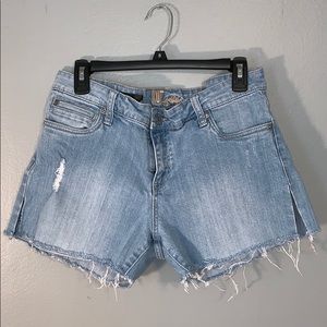 Denim shorts